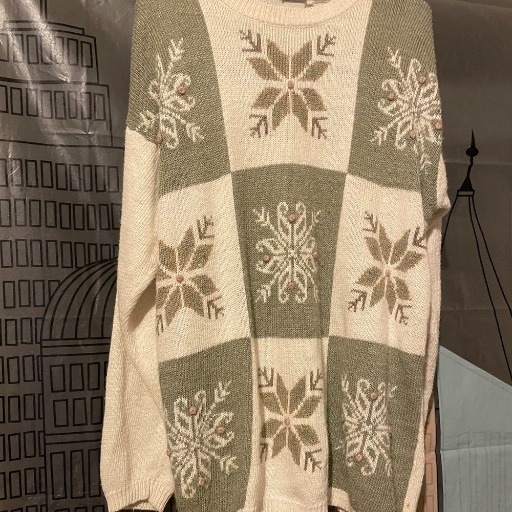 Jantzen Classics 90s Snowflake Sweater
